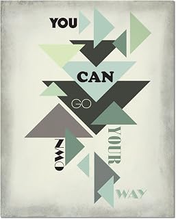 You Can Go Your Own Way - Song Lyrics Inspired Print Abstract Illustration - Classic Rock Music Quote Wall Artwork Poster
