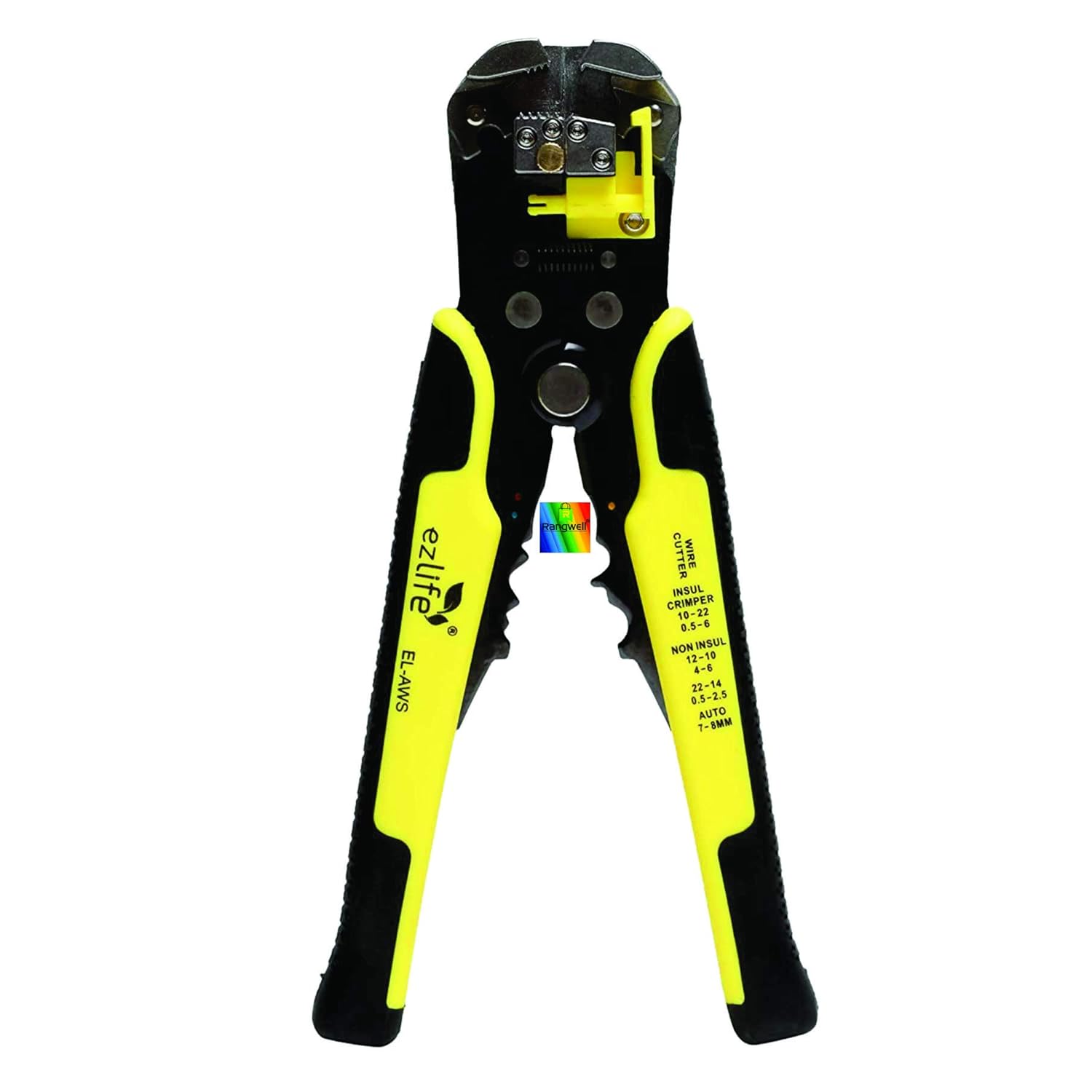 Rangwell SelfAdjusting Automatic Cable Cutter Crimper, 5 in 1