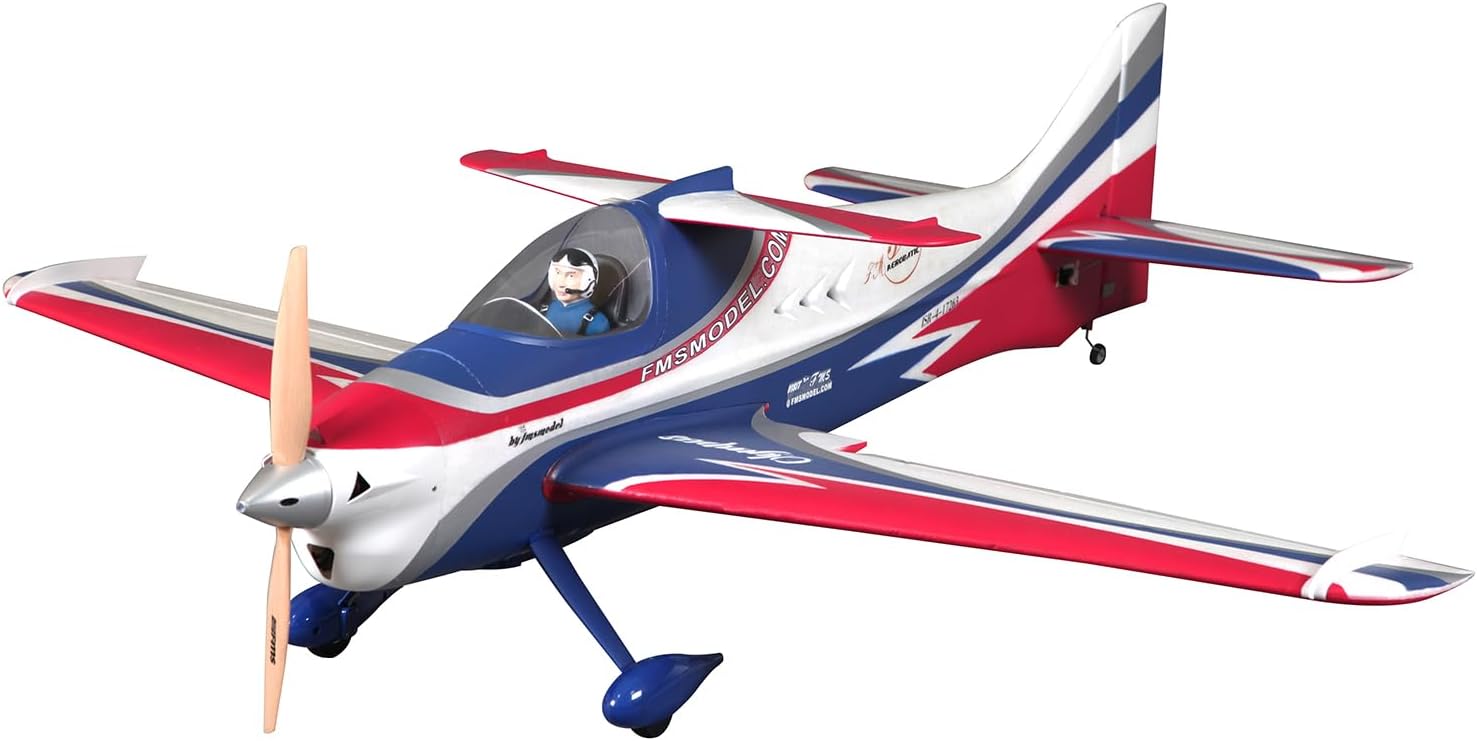 FMS F3A RC Airplane 1400mm 551 de Olympus Wingspan 4CH 3d acrobático pnp RC Modelo Plane Aviones