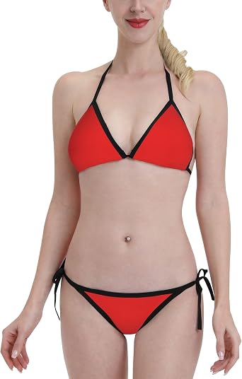 Womens Bathing Suit, Bikini Swim Suits for Women 2024 2 Piece Sexy Side Tie Swim Suits