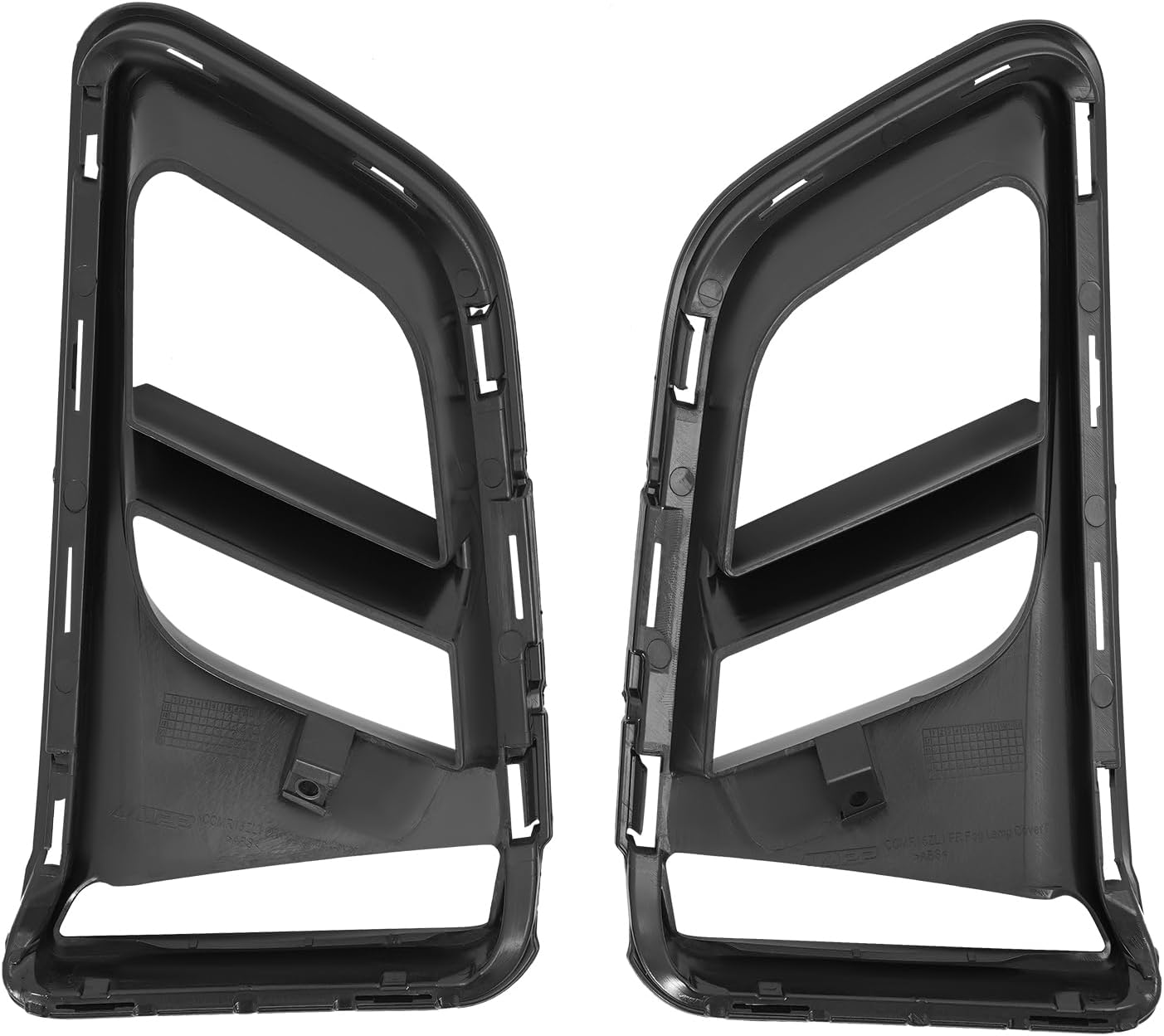 For 2019 2020 2021 2022 2023 Chevrolet Camaro AMPP ZL1 Bumper Fog Light Cover, Direct Replacement Front Left & Right Pair