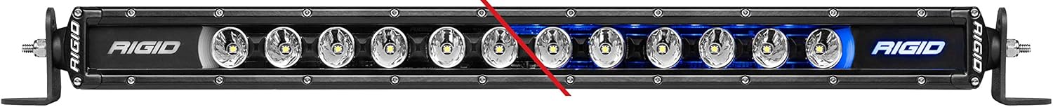 Rigid Radiance Plus SR-Series LED Light, 8 Option RGBW Backlight, (30), Black