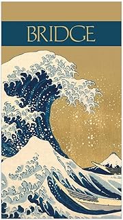 Caspari The Great Wave Bridge Score Keeping Pads, 3 Included