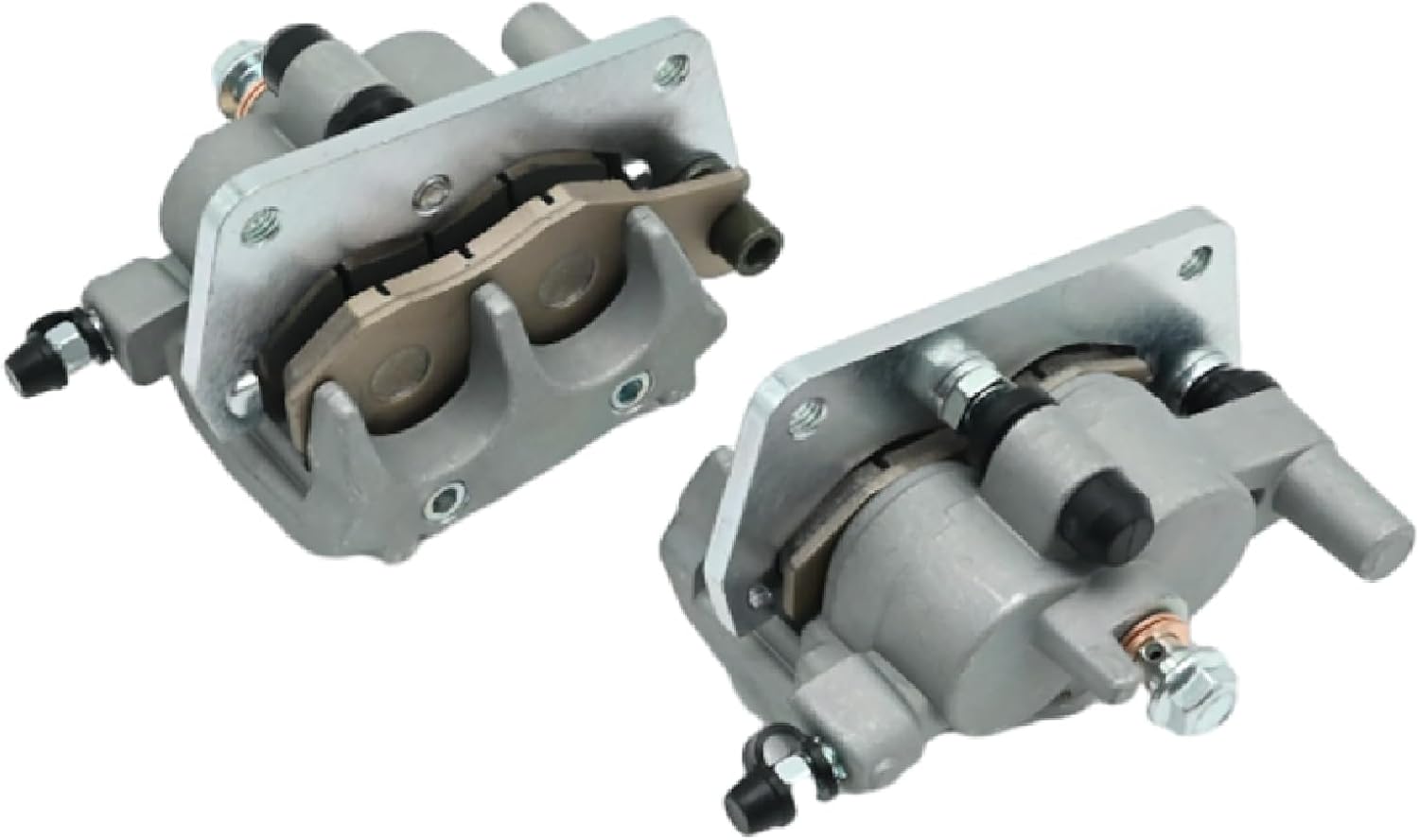 EATAKWARD Front Left Right Brake Caliper Pad Set Replacement for Yamaha YFZ450 2004-2020 YFM700 2006-2020 Raptor 700 Replace# 5TG-2580T-11-00 5TG-2580U-11-00 (Left+Right)