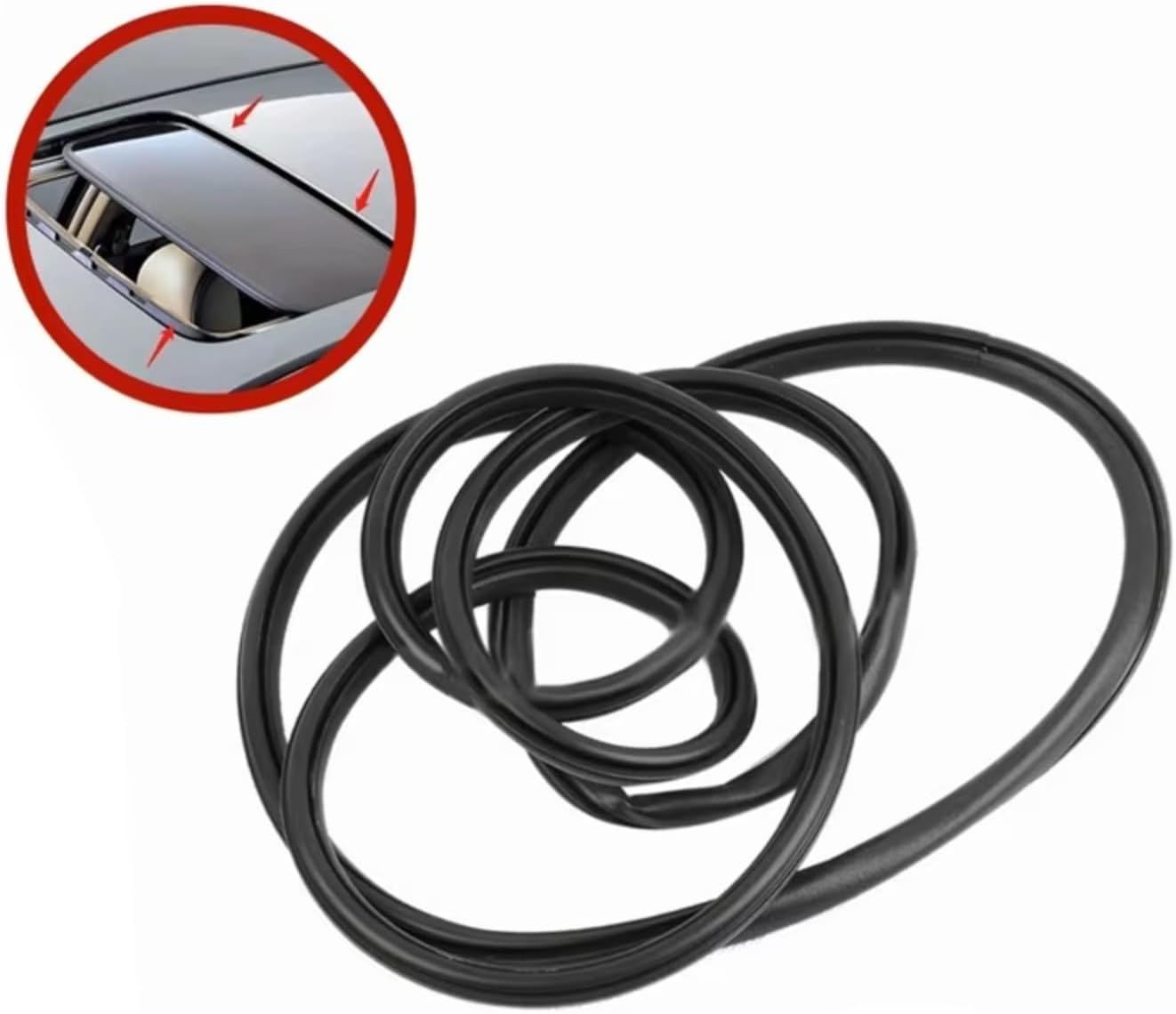 Compatible with Accord 2008 2009 2010 2011 2012 Pressure Strip Sunroof Seal Trim Moulding Sealing OEM 70205-TA0-A01 Car Windshield Seals