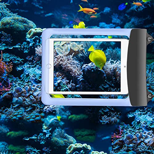 Waterproof Tablet Case Dry Bag Pouch For Ipad 10.9, Ipad 10.2, Ipad 9.7, Ipad Air 2, Samsung Galaxy Tab A8 10.5, S6 Lite 10.4, S4 10.5, Dragon Touch, Tcl Android Tablets Up To 11.5 Inch (Blue) #TOP6