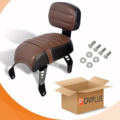 Miniatura 7 de FOVPLUE Asiento de pasajero con respaldo para Indian Scout Rogue/Rogue Sixty 2022-2024, Bobber Twenty/Sixty 2020-2024, ABS 2020-2024, 2018-2024,