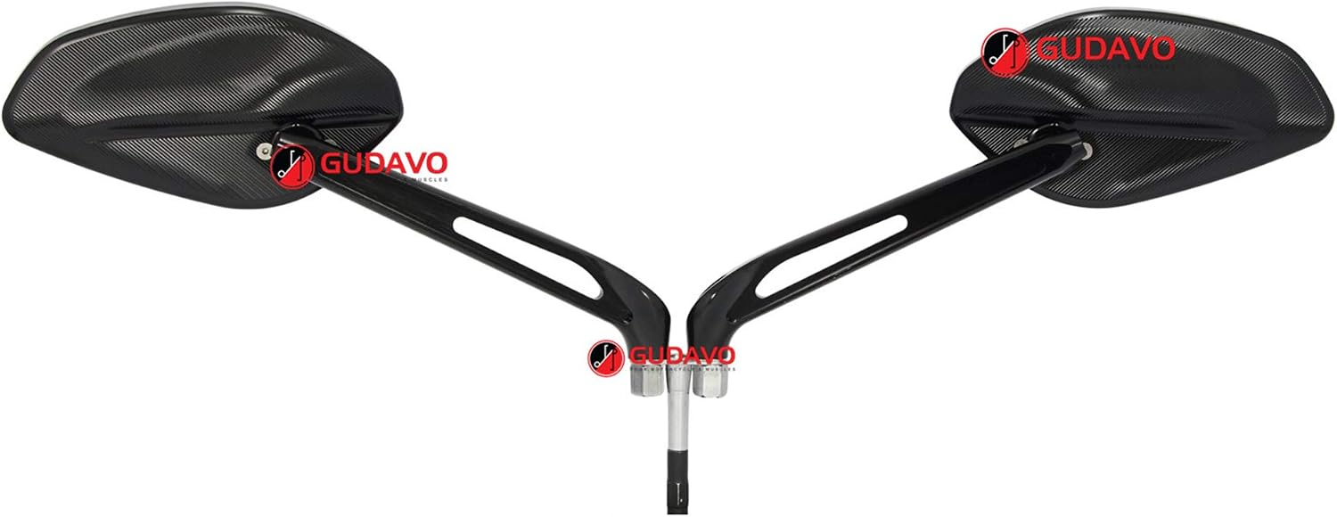 Motorcycle Full Aluminum Rear View Side Mirrors M8 M10 CNC Mirrors Black For TRIUMPH speed triple 2002-2015/r 2009-2017 (Style 6: Big)