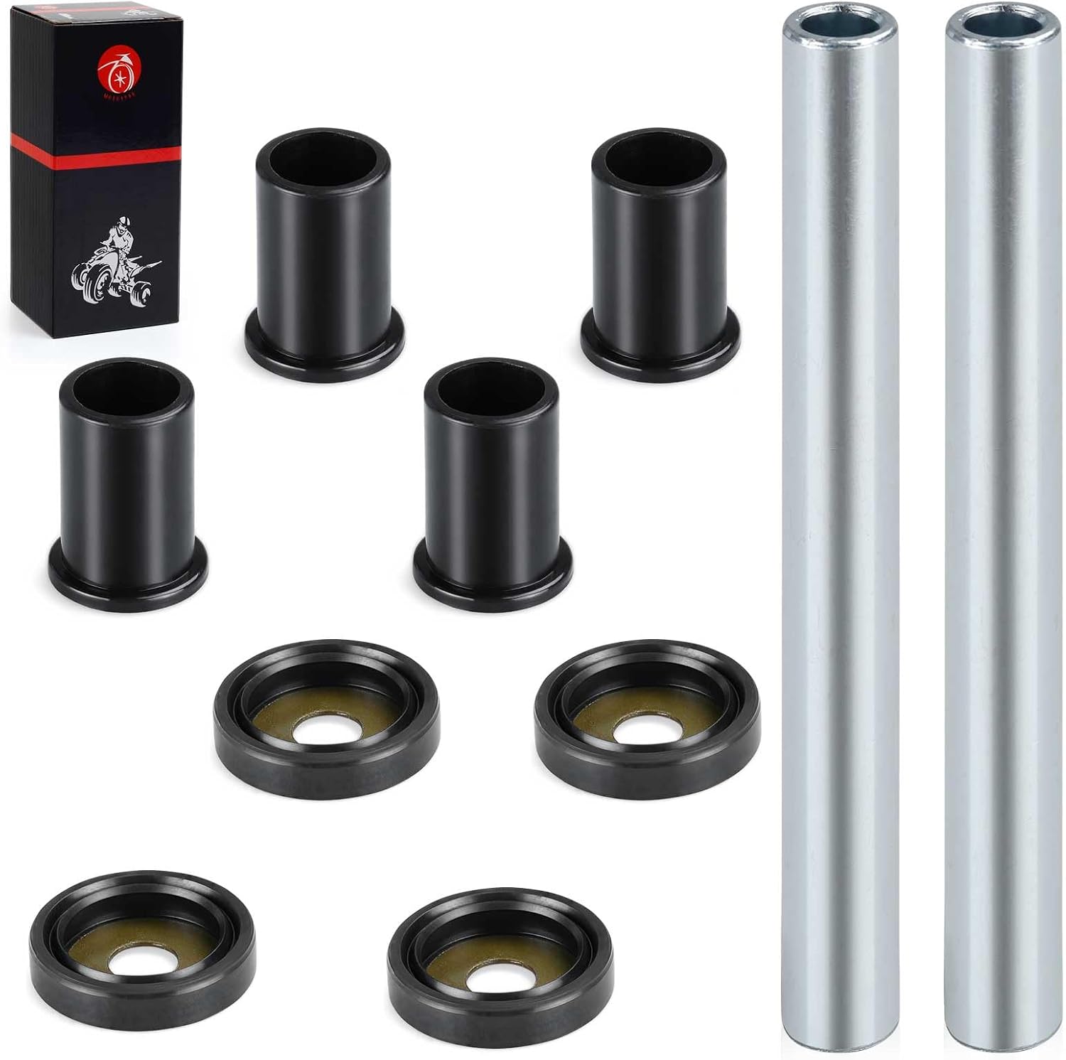 Front Upper A Arm Bushing Kit for Honda Foreman 500 TRX500 2005-2013 Rincon 680 TRX680FA 2015-2023