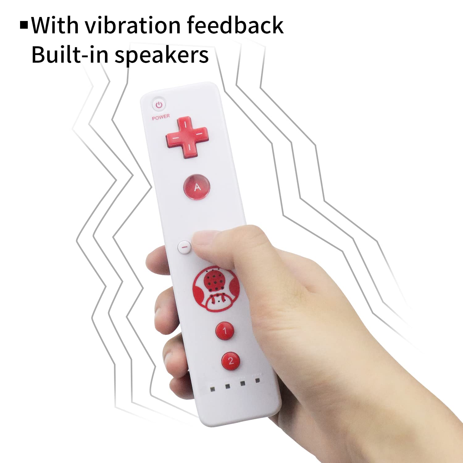 Aiifunlvoo 2Packs Motion Plus Controller and Nunchuck Replacement for Wii/Wii U, Wii Remote with Case and Wrist Strap (Blue and Green)