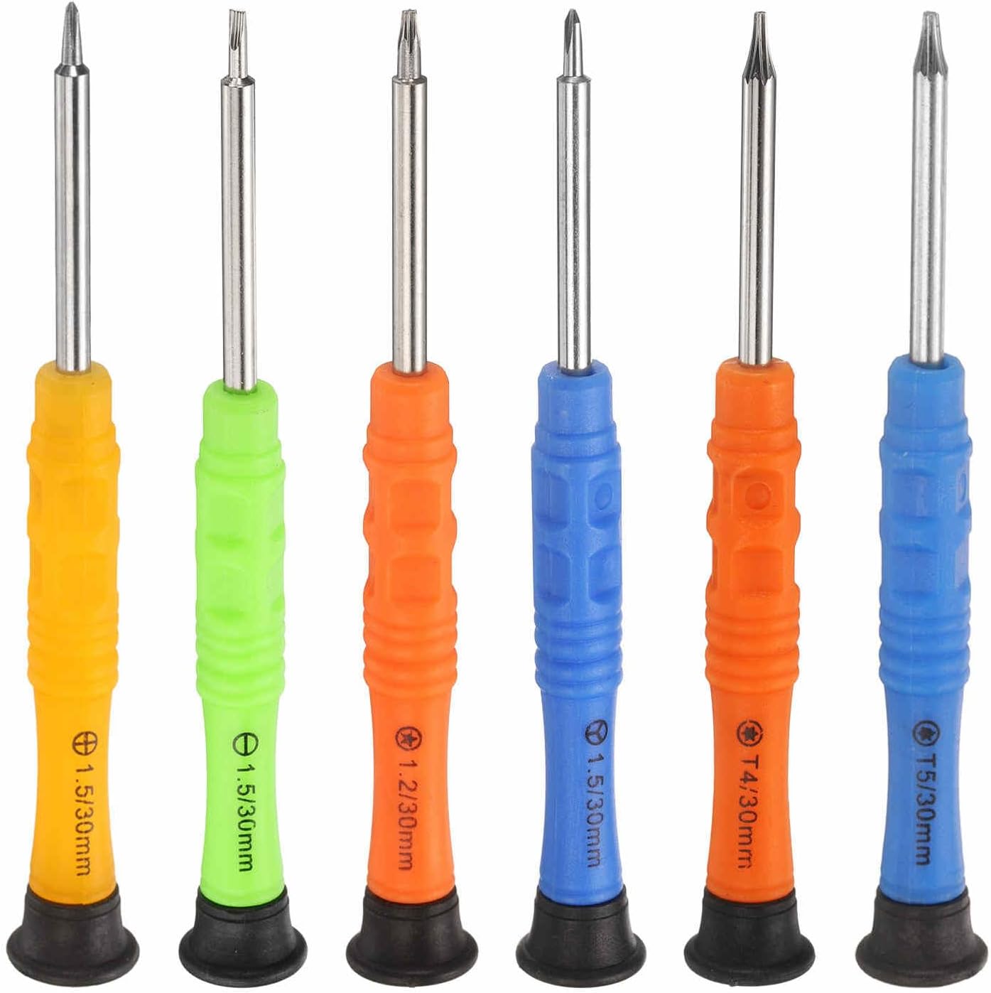 HARFINGTON Mini Screwdriver Set 6Size Screwdriver Head Repair Tool Kit 6Pcs