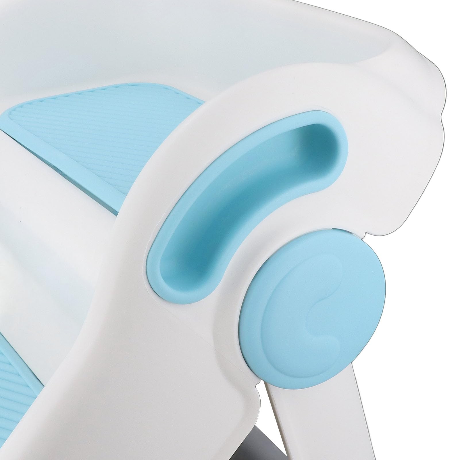 Sgabello con Gradino per Bambini Resistente Poggiapiedi per Bambini a 2 Gradini Design Ergonomico per Bagno Cucina Plastica