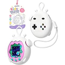 Powfix White Silicone Case for Tamagotchi Paradise + 1 Hand Lanyard
