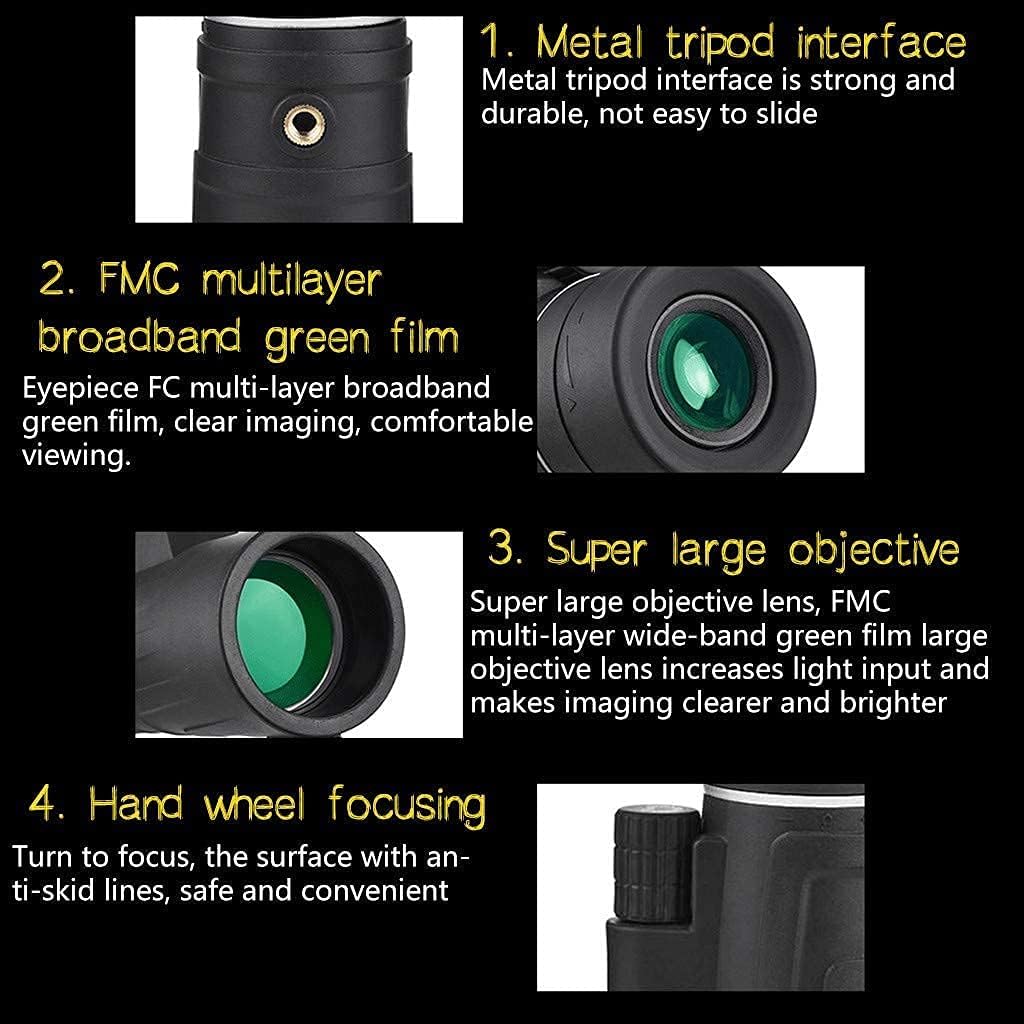 Astronomical Telescope 45X60 Wide Angle Astronomical Telescope 45X60 Beginner Monocular Observing Telescope Monocular Moon Observation Telescope for Beginners Telescope Beautiful Home (K) (N )