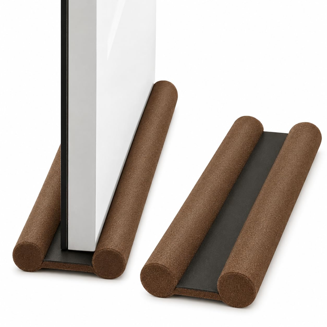 Protector de puerta doble en caja de regalo, kit de burlete de doble cara de 2 piezas