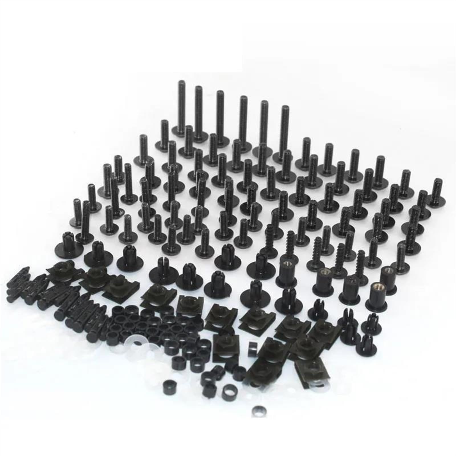 Fairing Screws Kit Body Nut For SUZUKI GSXR GSX-R 600 750 1000 K5 K6 K7 K8 K9 K11 GSX-S750 GSX-S1000 GSR600 GSR750 CNC Alloy(Black)