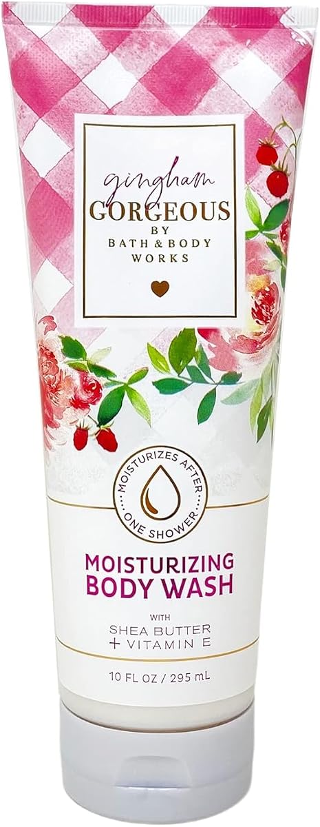 Gingham Gorgeous gel de baño hidratante 10 oz (Gingham Gorgeous)