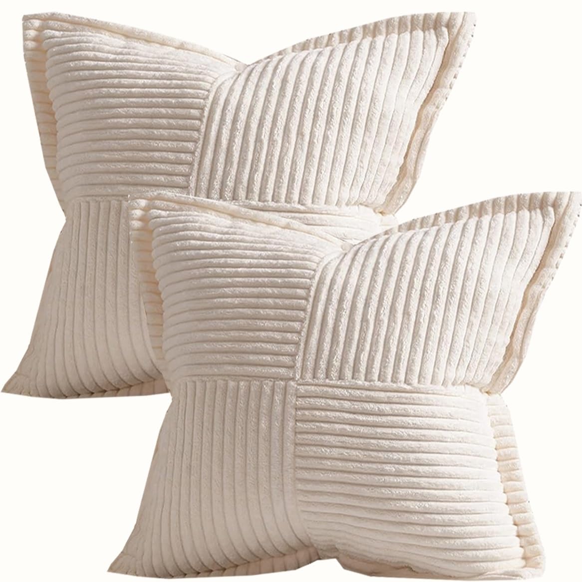 Miecoae A18 Corduroy Soft Decorative Pillow Case 50X50 50X80 70X70 Cm Square Rectangle Cushion Covers Throw Pillow Cover, Home Decorations For Sofa Couch Bed Chair(,70X70cm 2Pack)