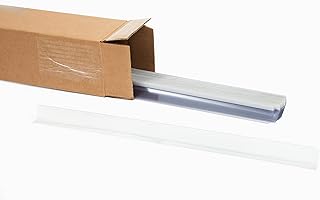 Sightline Display - Shelf Dividers- Shelf Retainer- 50 ct - Adhesive Mount Clear Plastic 18