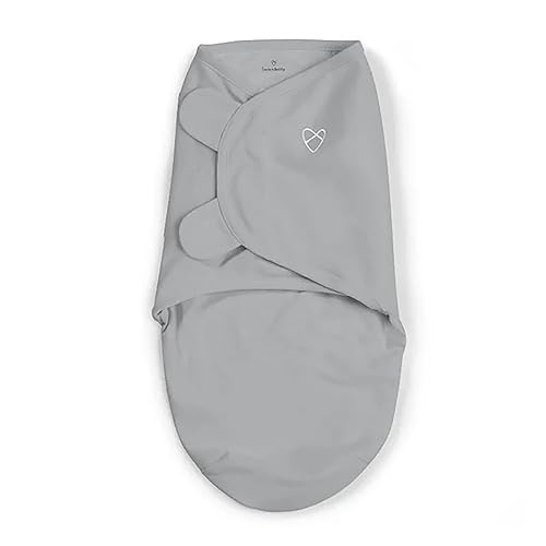 Miniatura 4 de SwaddleMe by Ingenuity Original Swaddle, 100% algodón, mejora el sueño y calma el reflejo de sobresalto, 0-3 meses, paquete de 3 - Jungle Drops