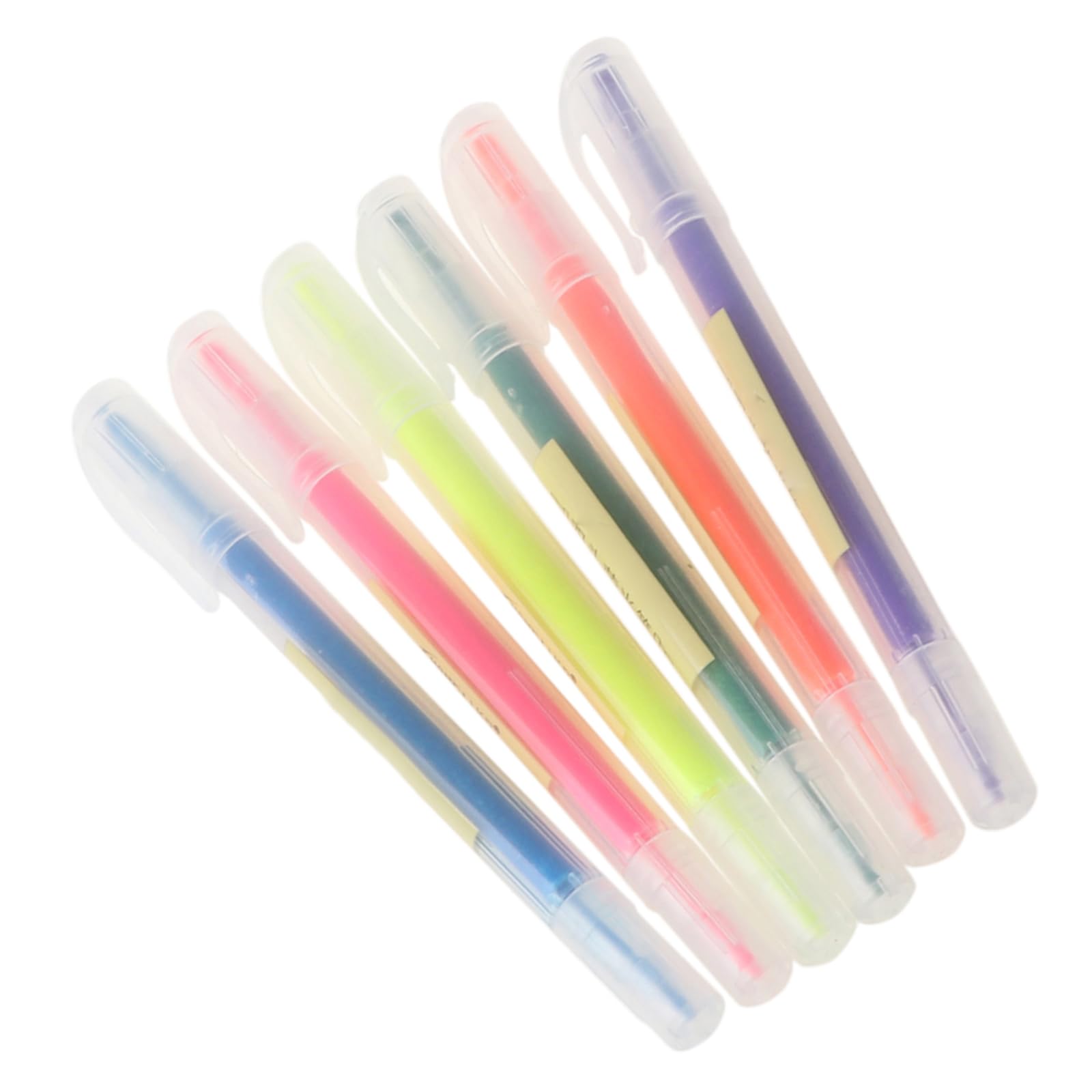 JIACUO 6er Set Aquarell Gel Stifte – Textmarker Mit Fester Tinte, Glattes Schreiben