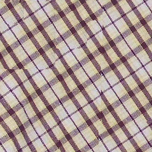 Dunroven House Chambray Check Tea Towel, Purple/White