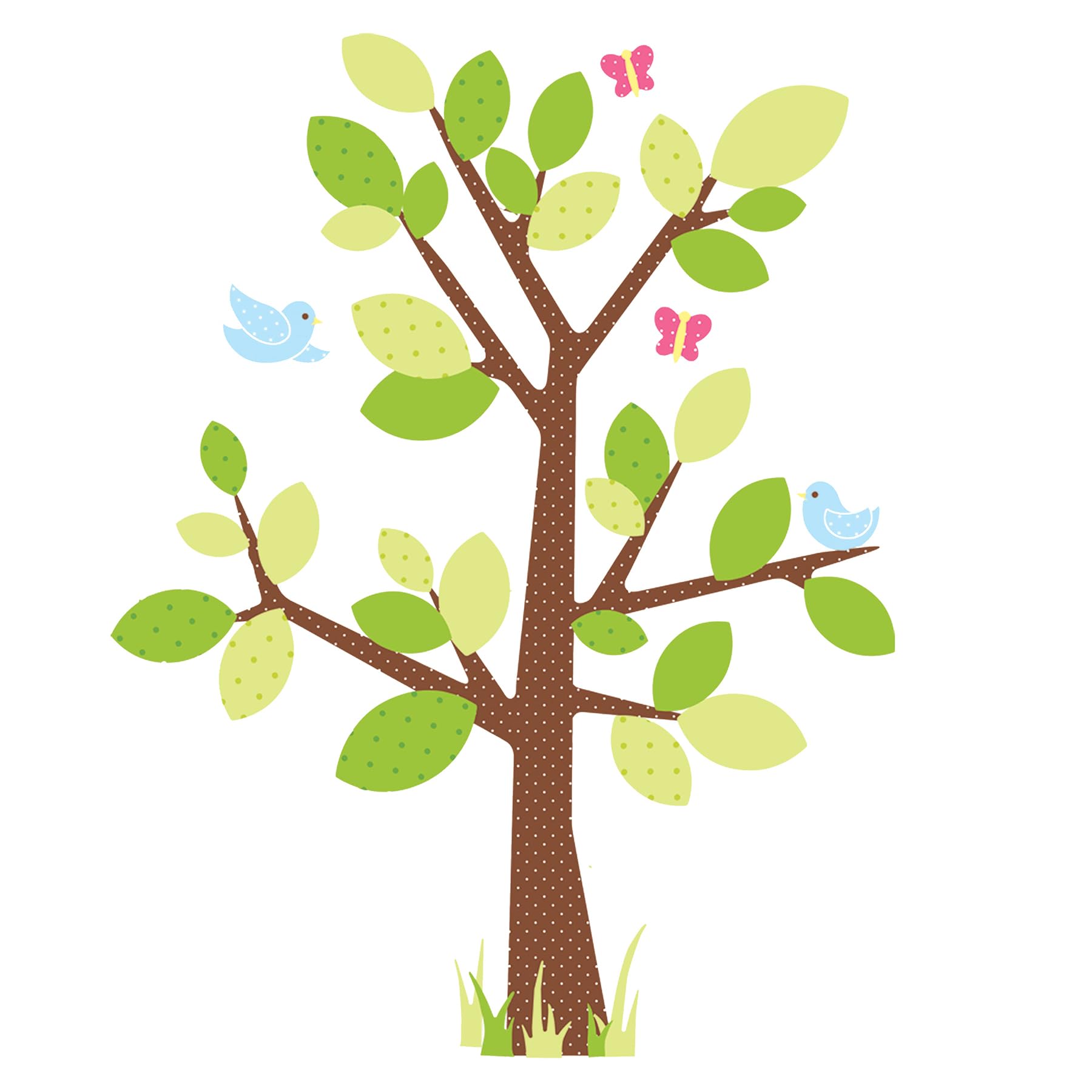 Kids Tree Dry Erase Peel and Stick Wall Decals by RoomMates, RMK5525GM