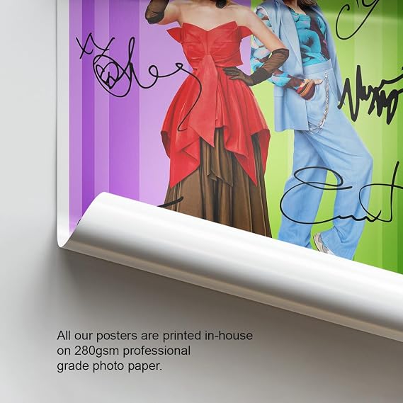 Freakier Friday Cast Signed Autograph Poster Photo Print Framed Memorabilia Tv Show Series Season Gift Jamie Lee Curtis Lindsay Lohan (A4 POSTER ONLY)