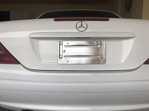 Miniatura 8 de Soporte para placa de matrícula de parachoques trasero para Mercedes-Benz - Kit de soporte de placa para Mercedes-Benz 2005-2025 - Acero inoxidable