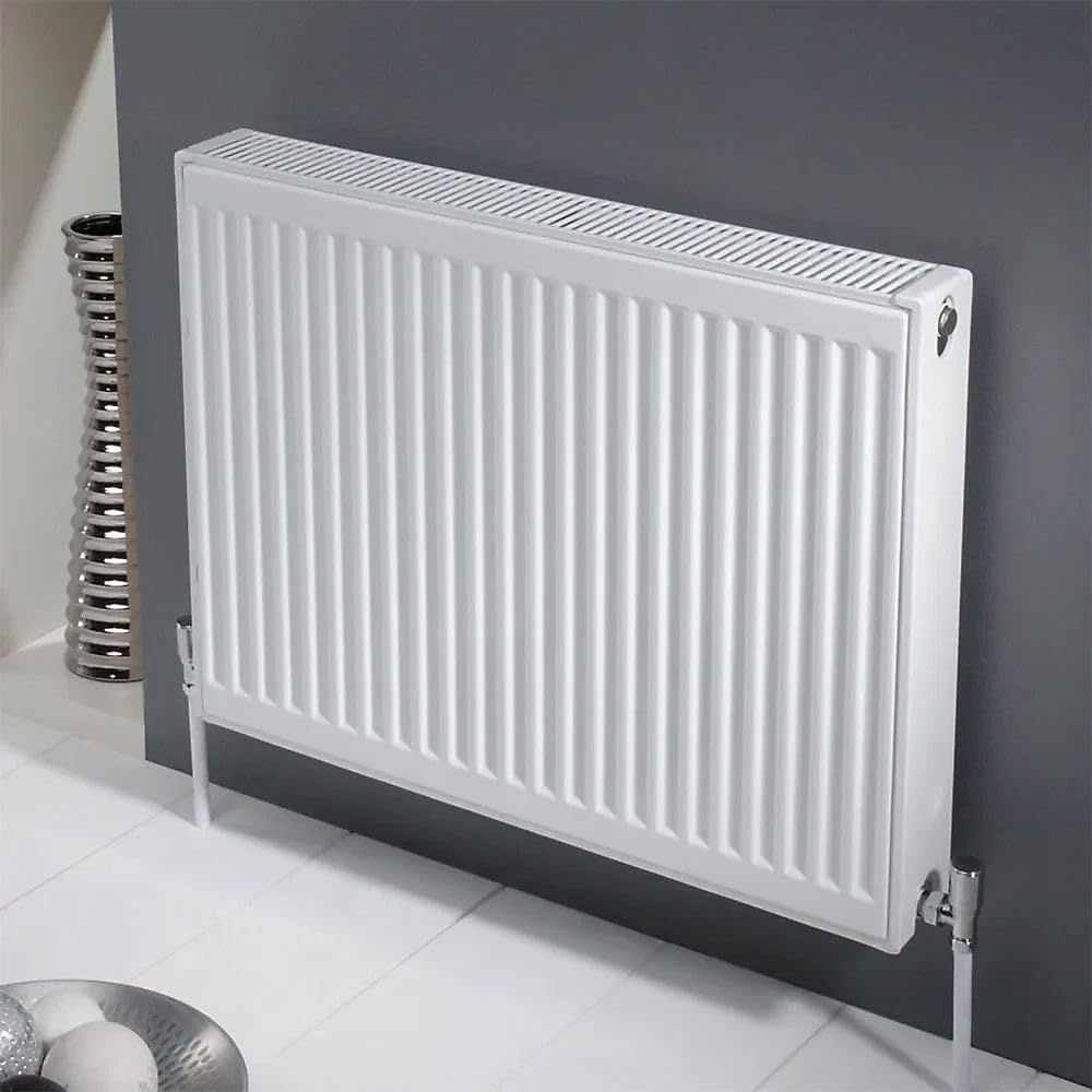 Single Panel Single Convector Compact Radiator Type 11 K1 White Steel (400mm x 1000mm Type 11 Watts 648 Btu Output 2212)
