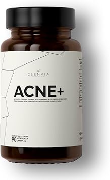 Acne+ Teen Skin Supplement, 90 Vegetarian Capsules | Vitamins A, C, E, B, Biotin & Pantothenic Acid, Supports Clear Skin, Balanced Oil Production, Healthy Glow