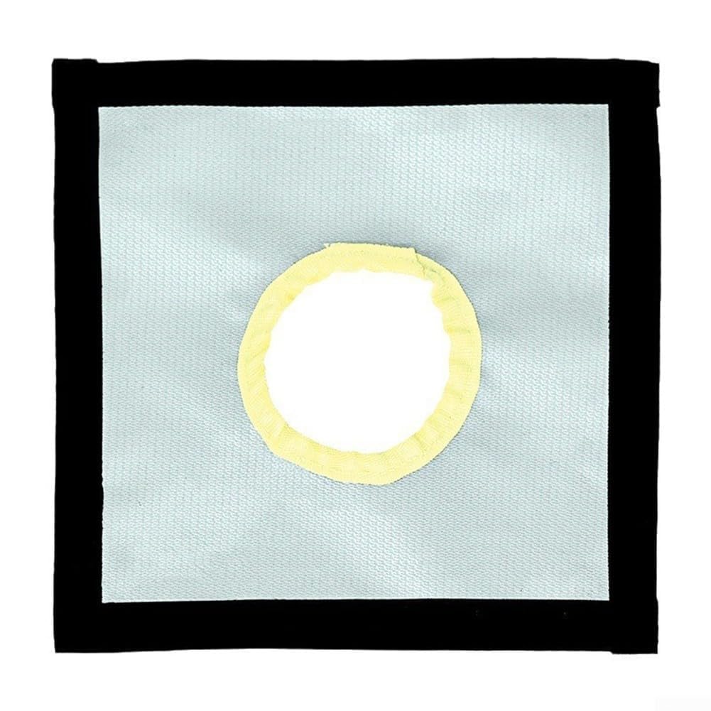 BEYOEE Hot Tent Chimney Fireproof Cloth, Heat Resistant Silicone Fiberglass Material (24x24cm),24x24cm