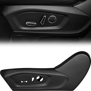 Driver Seat Trim Panel, Driver Seat Track Cover fit for Ford Explorer 2020 2021 2022 2023, Seat Track Cover Trim MB5Z7862187EC Side Panel Guard Track Cover Accessories MB5Z-7862187-EC Black