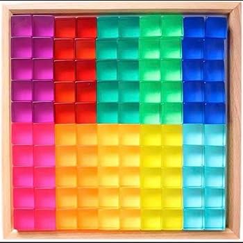 ジュエル積み木　キラキラ Amazon | STARTIST ジュエル積み木 レインボークリスタル