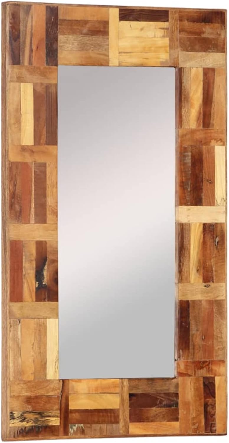 Spiegel Van Volledige Lengte Massief houten Scandinavische dressingspiegel, aan de muur gemonteerde decoratieve spiegel, garderobespiegel, lange spiegel Spiegels Over de Volledige Lengte