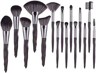 Juego de brochas de maquillaje, 15 brochas de...
