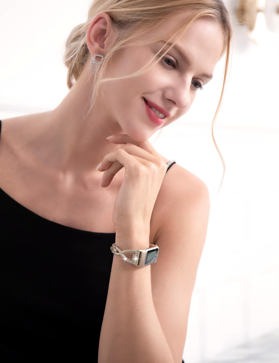 Wearlizer Compatible with Fitbit Fitbit Charge 6/Charge 5 Bands for Women image 5