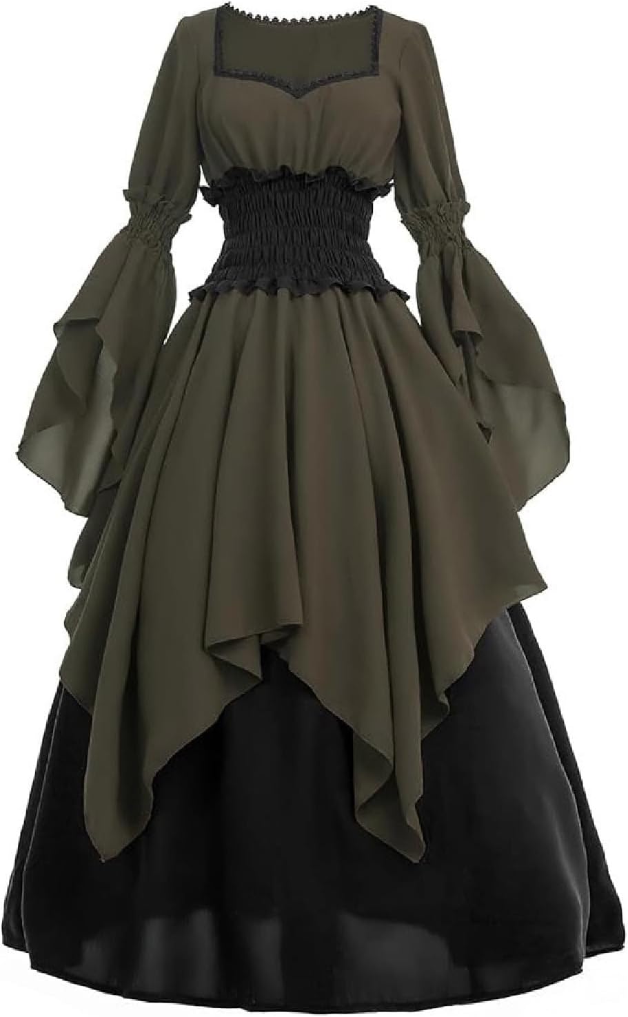 Renaissance Dress Medieval Costume Victorian Dresses Gothic Fairy Ball Gown Wedding Witch Dress Cosplay Outfits