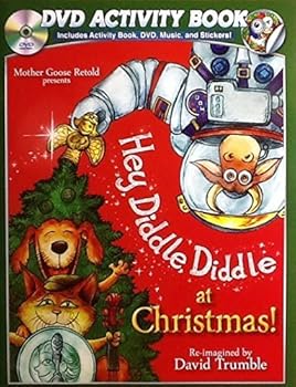 Toy Mother Goose Retold ~ Hey Diddle, Diddle at Christmas ~ Holiday Activity Book, Stickers, & DVD Book