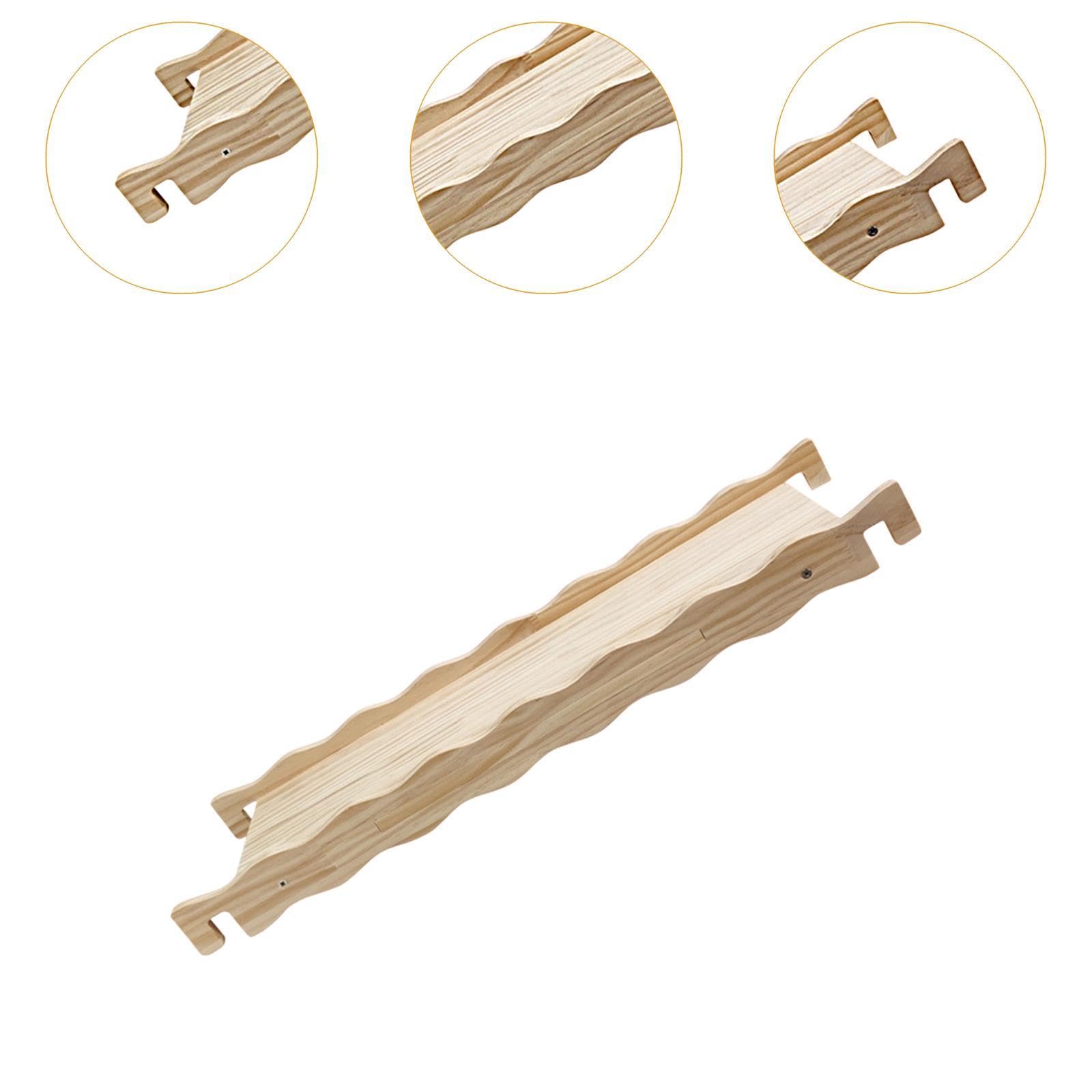 Holzleiter für Hamster Holzkäfig Hängebrücke Rampe Kleintierleiter Aus Natürlichem Material Als Beschäftigung für Mäuse Zwerghamster Gerbils in Wohnun, C