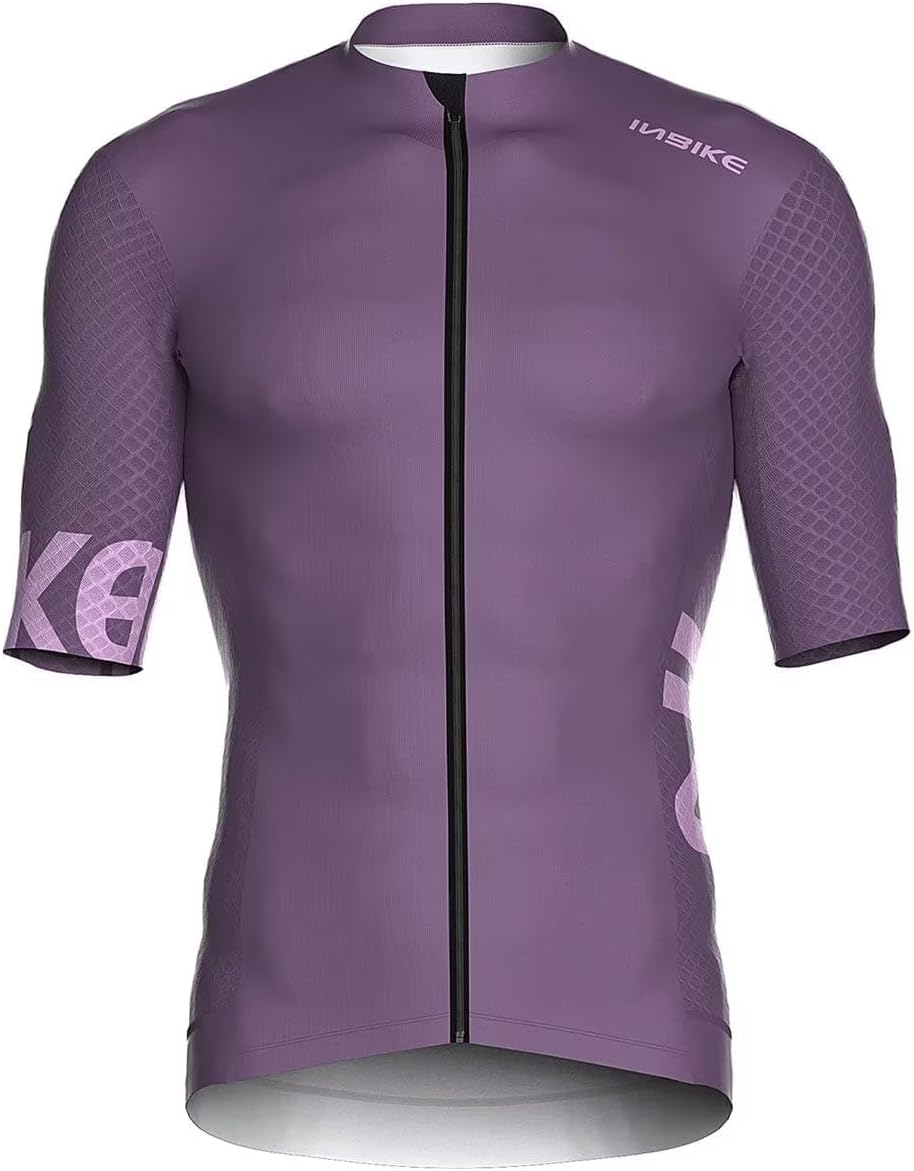 INBIKE Cycling Jersey Men, Short Sleeves Bike Shirts with 3 Rear Pockets