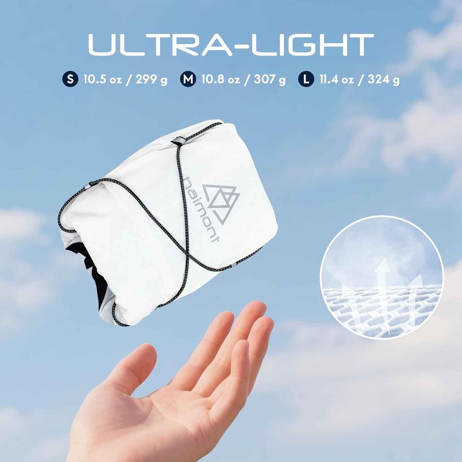 Haimont Running Hydration Vest with Water Bottles for Men Women, Lightweight 10L Hydrated Vest Pack for Trail Running, Hiking - Image 2