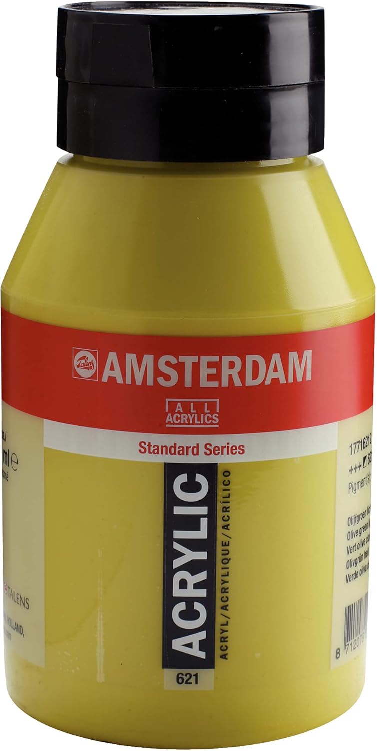 Amsterdam Standard Series Acrylic Jar 1000ml Olive Green Light 621 (17716212)