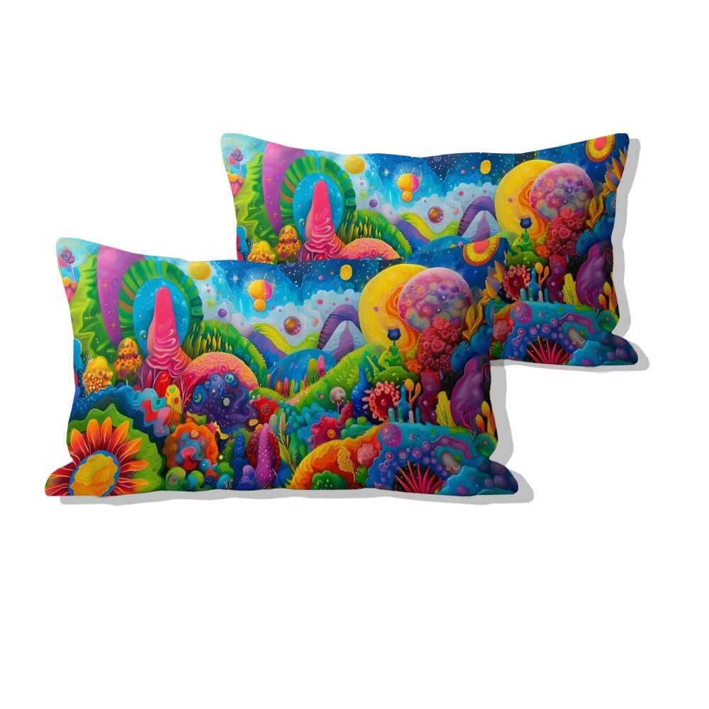 Housses de coussin 50x80cm avec zip invisible pour éliminer les accrocs de taie