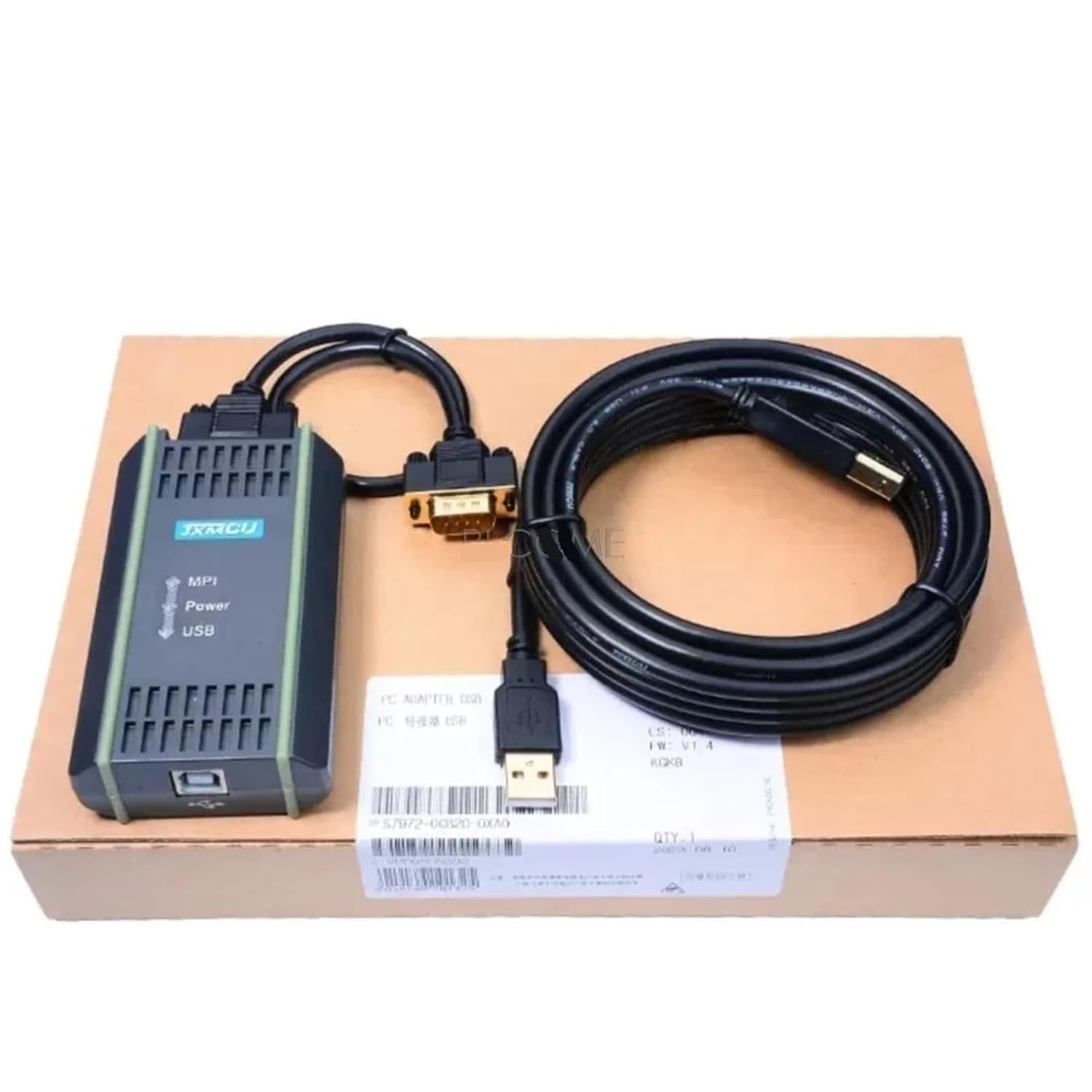 PC Adapter USB Cable for S7-200/300/400 DP PPI MPI Profibus Win7/8 64bit, 6ES7972-0CB20-0XA0 6ES7 972-0CB20-0XA0(Gilded Isolated 5M)