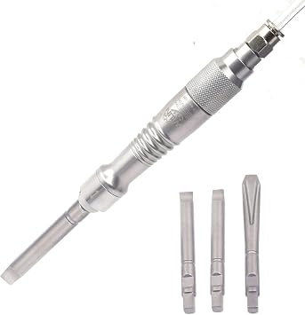 Micro Air Scaler Chisel Gouge Splitting Pneumatic Scrapers Sets Medical Gypsum Breaker Stomatology Engrave 3pcs Flat Chisel Bull Point Chisels