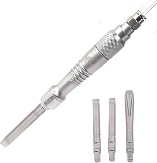 Micro Air Scaler Chisel Gouge Splitting Pneumatic Scrapers Sets Medical Gypsum Breaker Stomatology Engrave 3pcs Flat Chisel Bull Point Chisel