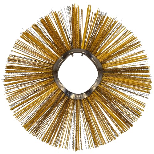 MB Replacement Brushes, 24 x 6-3/8 Inch Convoluted Poly/Wire Wafers, for Various Sweeping Brooms and Machines, Pack of 25