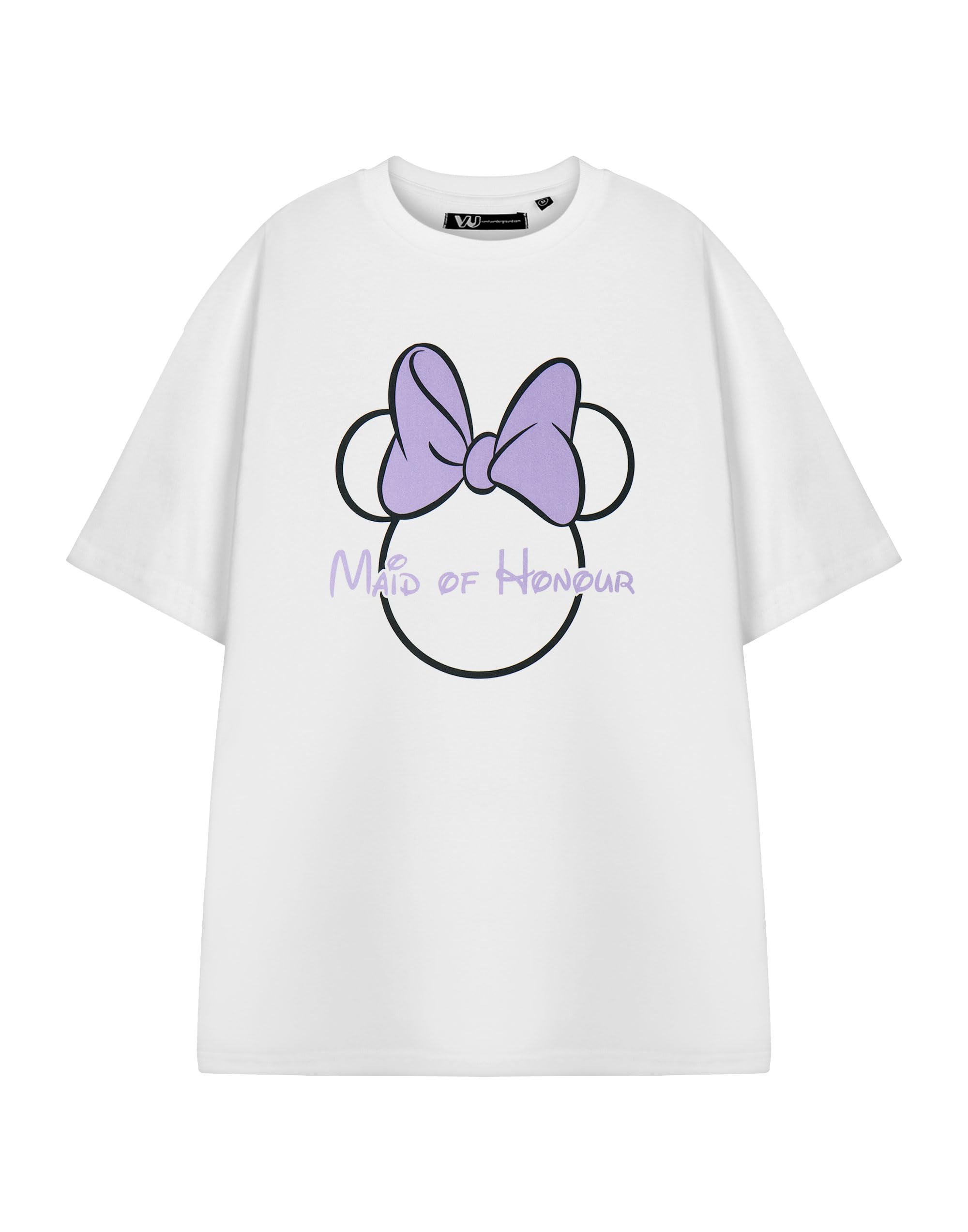 Disney Women's Short Sleeved T-Shirt | White | Official Merch | Size: Large