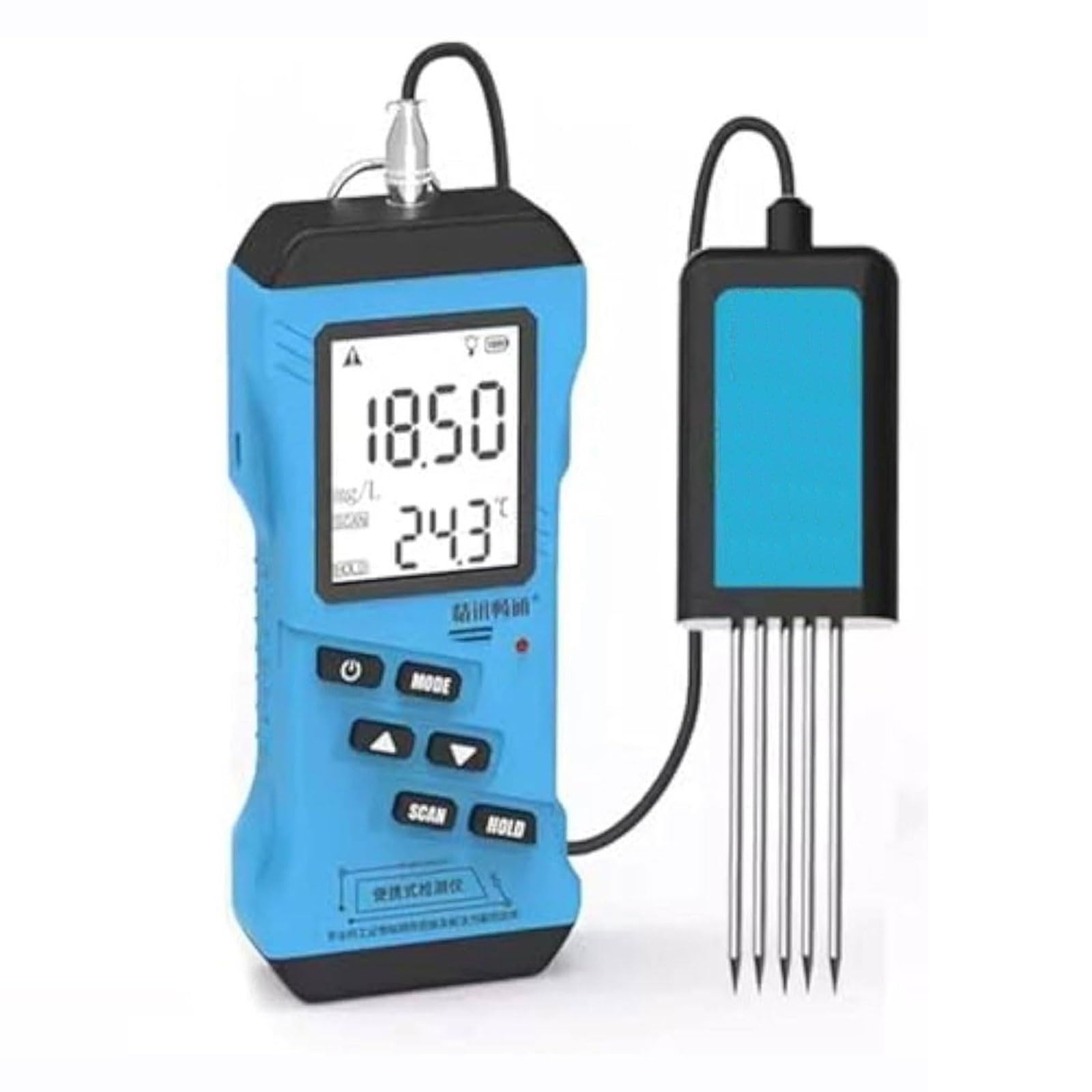 Tester rapido del Terreno 7 in 1, PH, umidità, conduttività dei nutrienti, fosforo, Tester NPK del potassio, Test di fertilità del Terreno, Alta precisione Digitale sensibile